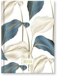 VECTRALINE Határidõnapló VECTRALINE Softy flowers turquise B/6 napi fehér lapos 2026 - tonerpiac