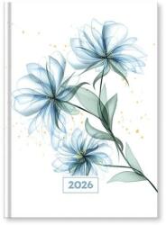 VECTRALINE Határidõnapló VECTRALINE Mystic Blue secret A/5 heti fehér lapos 2026 - tonerpiac