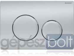 Geberit Delta 20 nyomólap matt króm színű, kerek, 2 mennyiséges öblítés (115.127.46.1)