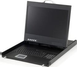 LevelOne KVM-8901DE rack konzol 48, 3 cm (19") 1440 x 900 pixelek Fekete (KVM-8901DE) (KVM-8901DE)