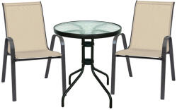 Leziter Set mobilier de grădină pentru balcon Lizi bej (51186_YX-C04)