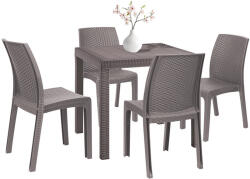 Leziter Set mobilier de grădină Goti 4+1 cappuccino (LBIDIATA_LBIVANTA_4)