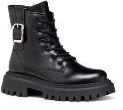 Geox gyerek bakancs MAQUINNENS fekete, J56M6E. 000CN - fekete 32
