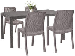 Leziter Set mobilier de grădină Hellda 4+1 cappuccino (LBIHELTA_LBIVANTA_4)