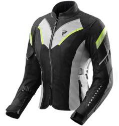 Rebelhorn Geaca moto dama Rebelhorn Hiflow V negru-gri-galben fluo (PBRH-HIFLOW-V-TJ-LADY-27)
