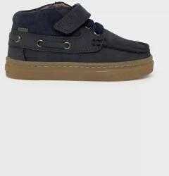 Mayoral gyerek félcipő bőrből - sötétkék 19