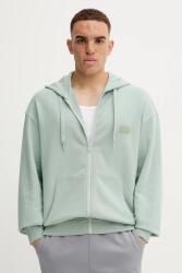 HUGO BOSS pamut melegítőfelső - zöld M - answear - 36 990 Ft