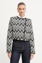 BOSS Orange zakó fekete, mintás, egysoros gombolású, 50547702 - fekete 40