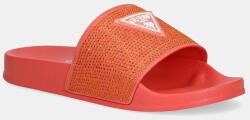 Guess papucs BEACH SLIPPERS STRASS narancssárga, női, E4GZ25 BB00F - narancssárga Női 35/36