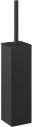ZACK Perie de toaletă CARVO 42 cm, în picioare, negru, oțel inoxidabil, Zack (ZACK40509)