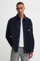 Tommy Hilfiger kordbársony ing galléros, sötétkék, relaxed, DM0DM22016 - sötétkék S