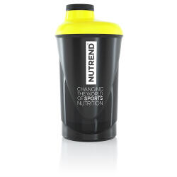 Nutrend Shaker Nutrend 600 ml, negru-galben