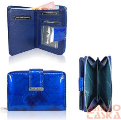 Jennifer Jones Női Bőr Pénztárca 5198-14 Kék - Pillangós (5198-14)