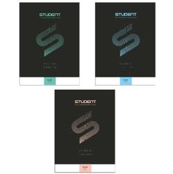 ICO Füzet A/4 sima ICO STUDENT 32lap 81-32 fekete, többfajta borító mintával, minőségi füzet