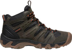KEEN HEADOUT MID WP Man Férfi trekking cipő fekete olíva / fosszil narancs 42, 5 10047682KEN01S95 (10047682KEN01S95)