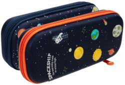 Deli Penar oval cu compartimente rigid spaceship DELI (DL67093) Penar