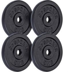 SC Sports Súlytárcsa szett öntöttvas 4 x 5 kg (SC-100075-0) - gorillasports Súlytárcsa
