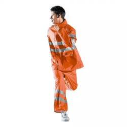 Sir Safety System GLAMOUR jól láthatósági esőkabát, narancs* (SSY-MC4011H1-3XL)
