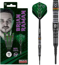BULL'S Darts Brian Raman Soft Dart, 90%, 18g gravírozott
