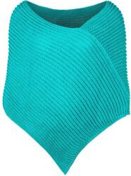 Bontis Poncho tricotat - Teal | uni (L495-14)