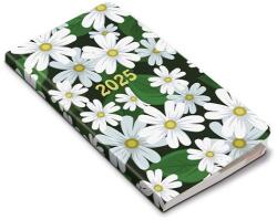 Realsystem Zsebnaptár REALSYSTEM Flexi álló fehér lapos Floral 2027 (5811-87) - robbitairodaszer