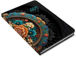 Realsystem Zsebnaptár REALSYSTEM Fiestina B/6 álló heti fehér lapos Mandala 2027 (5411-61) - robbitairodaszer