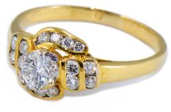 Ékszershop Gyémántos arany gyűrű (1317366)
