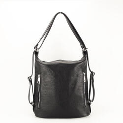 SOFILINE Rucsac din piele naturala 2 in 1 negru Lucia 121 (8980NEGRU)