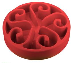 EAT SLOW HAC evéslassító tál longer piros S-es (103506)