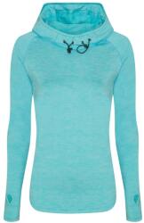 Just Cool Női kapucnis pulóver magas gallérral Cool - Ocean melírozott | XS (JC038-1000225457)