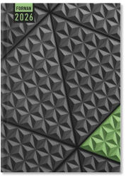 PD Calendar Határidőnapló Period Forman B/5 heti Zöld papír 2026