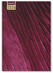 PD Calendar Határidőnapló Period Basic B/5 heti Purple papír 2026