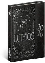 Realsystem Határidőnapló REALSYSTEM 110x160mm heti sárga lapos márneses záródású Harry Potter 2027 (5412-HP) - papir-bolt