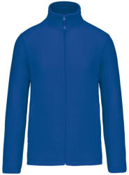 Kariban Uniszex cipzáras mikropolár pulóver, Kariban KA9102, Royal Blue-XS (ka9102ro-xs)