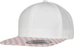  Flexfit Checkerboard snapback sapka (pink/white) (6089CBpw)