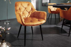 Garold Design szék Garold mustársárga bársony