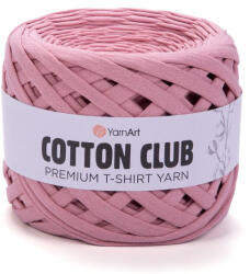 YARNART Cotton club minőségi, prémium pólófonal 7341 - Púder rózsaszín