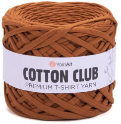 YARNART Cotton club minőségi, prémium pólófonal 7309 - Barna