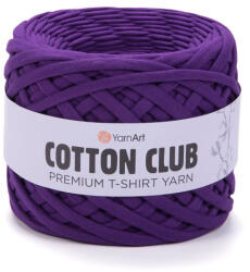 YARNART Cotton club minőségi, prémium pólófonal 7351 - Sötétlila