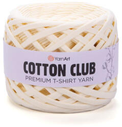 YARNART Cotton club minőségi, prémium pólófonal 7348 - Krém