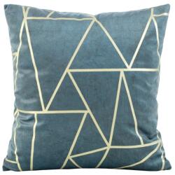 Takoy Față de pernă din catifea BLINK 29 cu imprimeu geometric auriu-HF-391091 Lenjerie de pat
