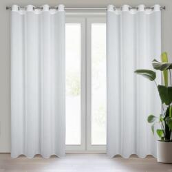 Takoy Draperie KENDAL din țesătură cu o structură fină de plasă împletită cu un fir de argint de 140 x 250 cm