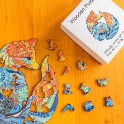 Szelíd róka fa puzzle M Papír doboz