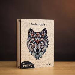 Rejtélyes Farkas fa puzzle M Prémium fa doboz