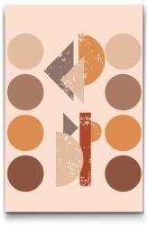  Festés számok szerint - Geometrikus dizájn 2 Méret: 40x60cm, Keretezés: Kartonlemezen