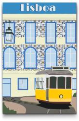 Festés számok szerint - Lisszabon Méret: 40x60cm, Keretezés: Keret nélkül (csak a vászon)