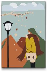  Festés számok szerint - Őszi kora este Méret: 20x30cm, Keretezés: Kartonlemezen