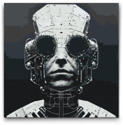  Festés számok szerint - Férfi a jövőből Méret: 50x50cm, Keretezés: Kartonlemezen