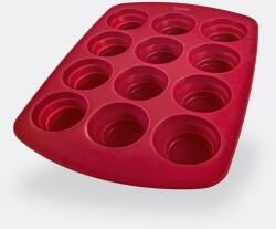 coox Форма за 12 мъфини COOX в червен цвят - 38, 5 х 27 х h4 см (COOX 2301-301)