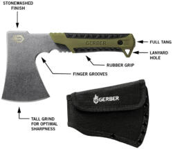Gerber Toporisca GERBER Buschcraft & Camping Flat Sage Green Stonewash (HCTS01000)